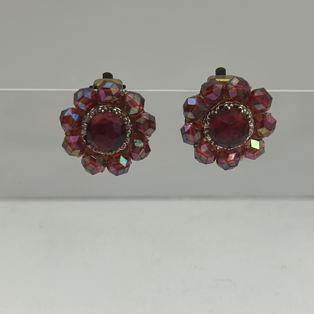 Vintage west Germany bead earrings